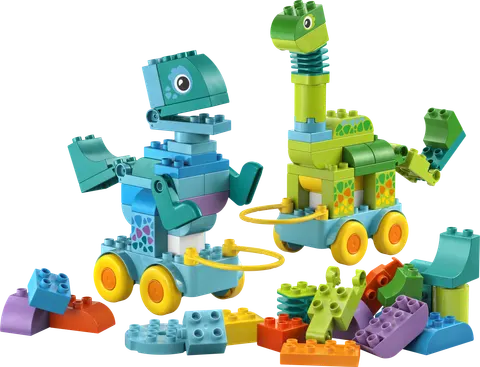 3-i-1-dinosaurer på hjul
