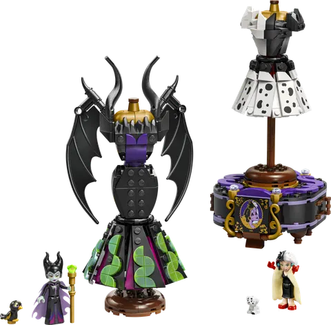Maleficents og Cruella De Vils kjoler
