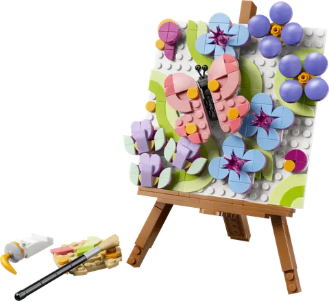 Blomsterpynt: Kunstmaleri