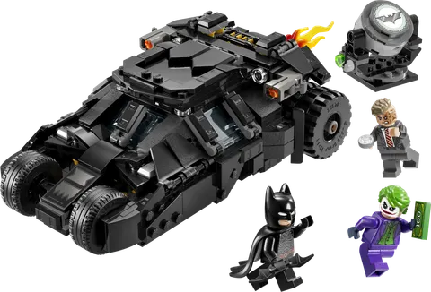 Batmans Tumbler mod Two-Face og Jokeren