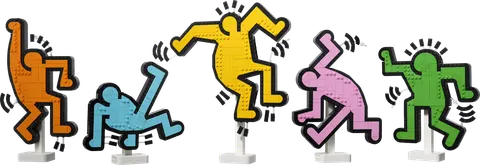 Keith Haring - Dansende figurer