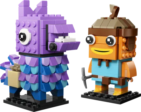 Figurer af Supply Llama og Fishstick