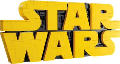 Klodsbygget Star Wars logo