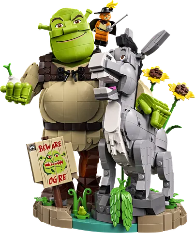 Shrek, Æsel og Den bestøvlede kat