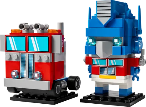 Optimus Prime-robot og køretøj