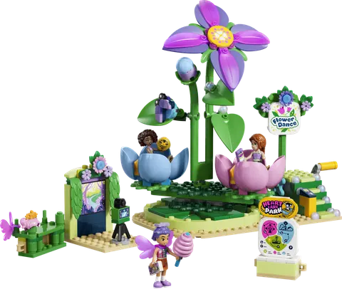Tekop-karrusel med blomster og feer