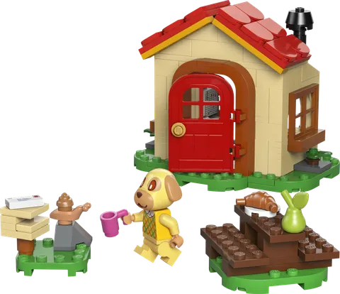 Goldie i sit hyggelige hus