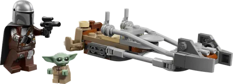 Mandalorianeren og Grogus speederbike