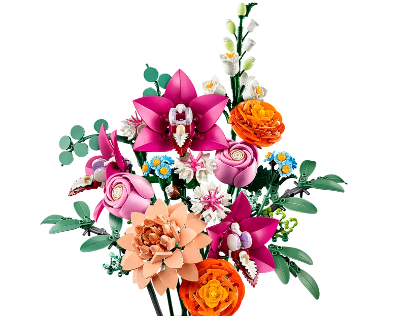Smuk pink blomsterbuket