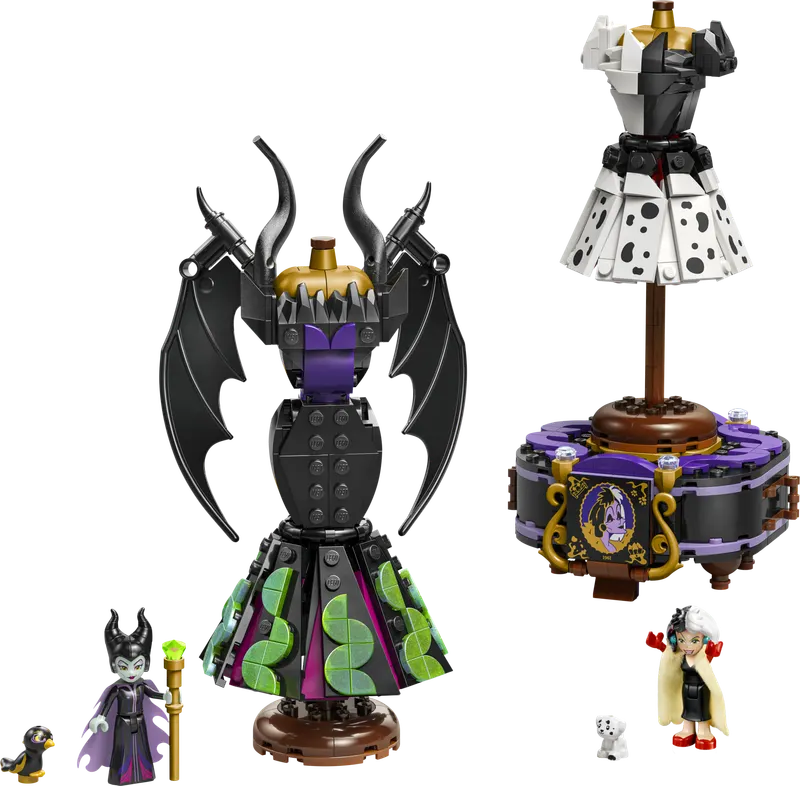 Maleficents og Cruella De Vils kjoler
