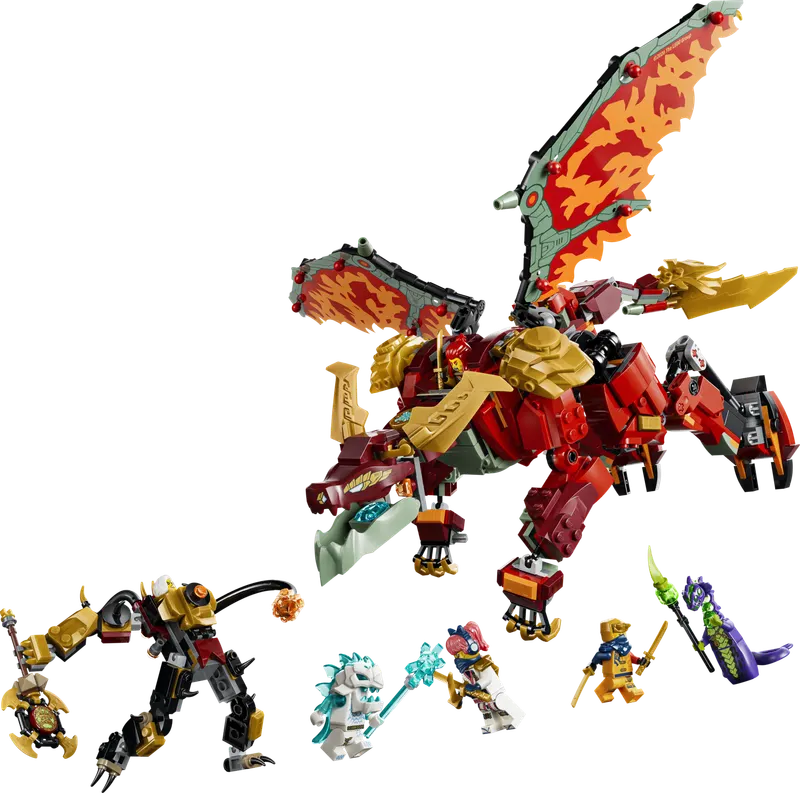 Wyldfyres forvandlingsdrage-mech