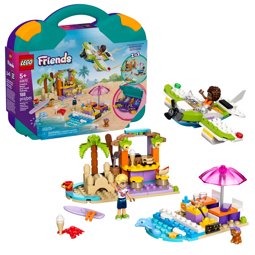 Kreativ strand- og rejsekuffert