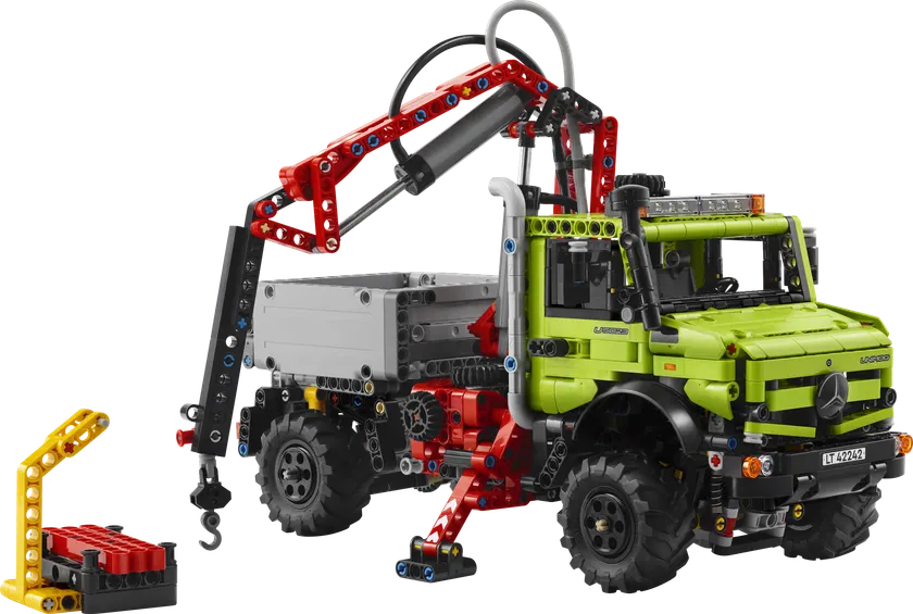 Mercedes-Benz Unimog U 5023 med kran