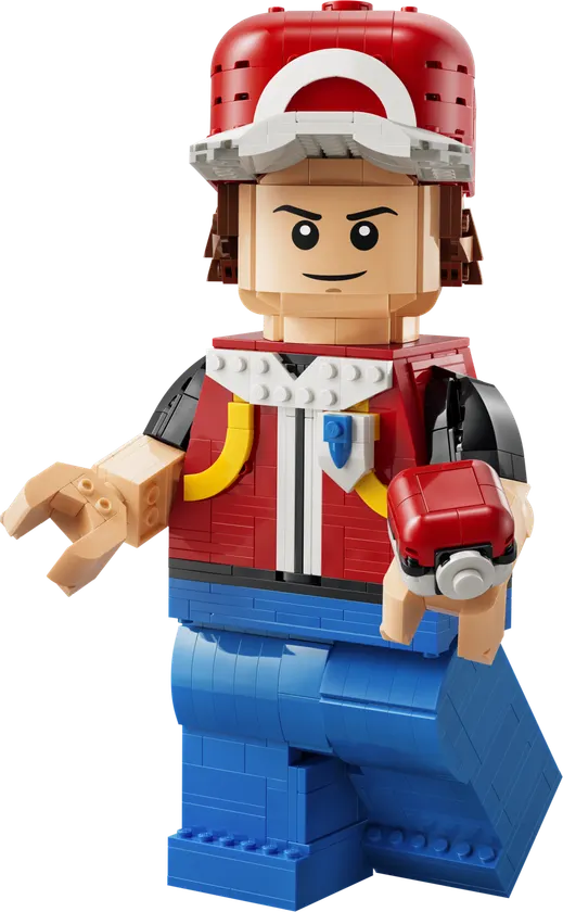 Opskaleret Red-minifigur