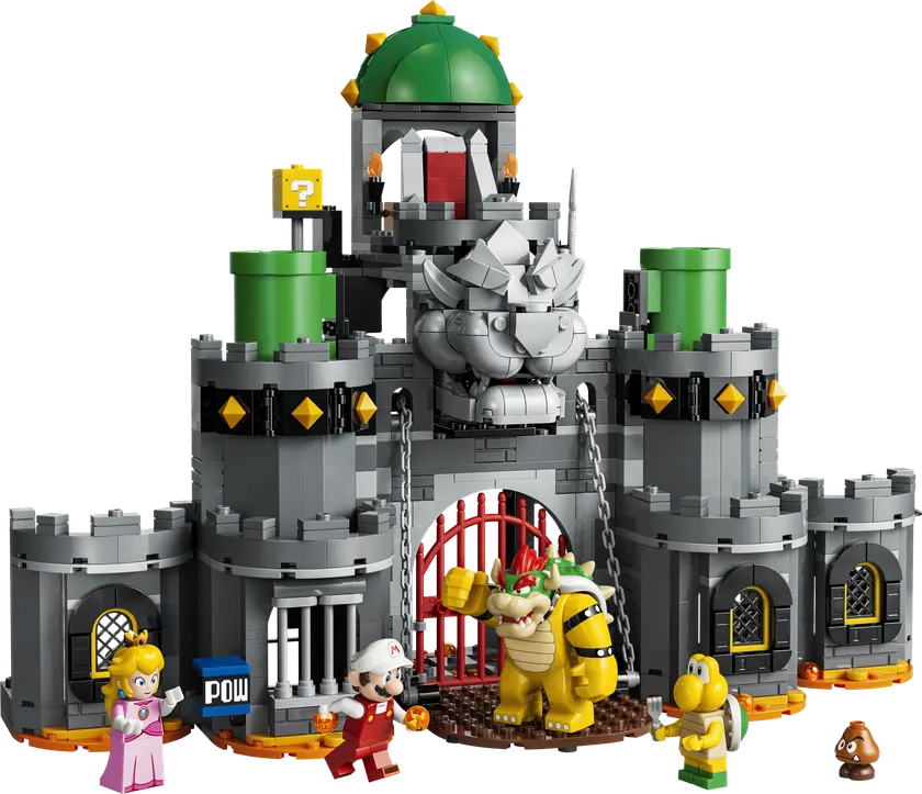 Fire Mario og Bowser's Castle