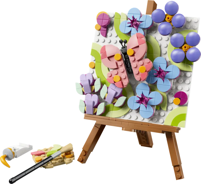 Blomsterpynt: Kunstmaleri