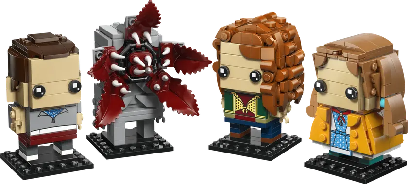 Figurer af Eleven, Max, Demogorgon og Holly