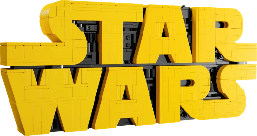 Klodsbygget Star Wars logo