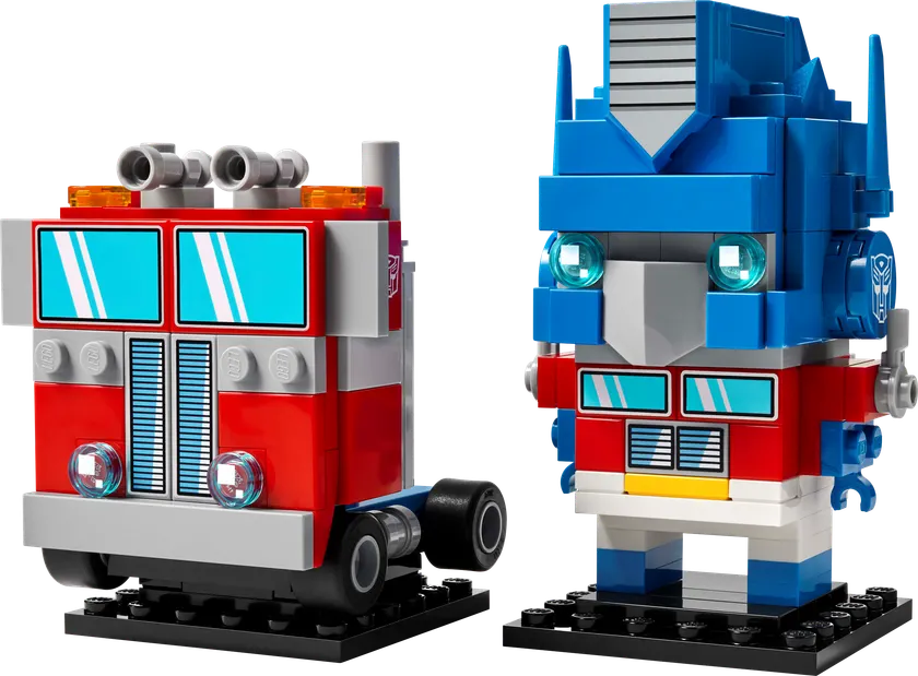Optimus Prime-robot og køretøj