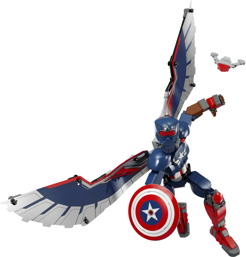 Byg selv-figur af den nye Captain America