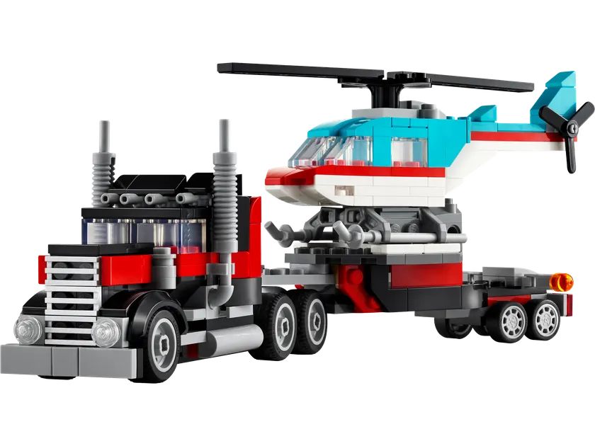 Blokvogn med helikopter