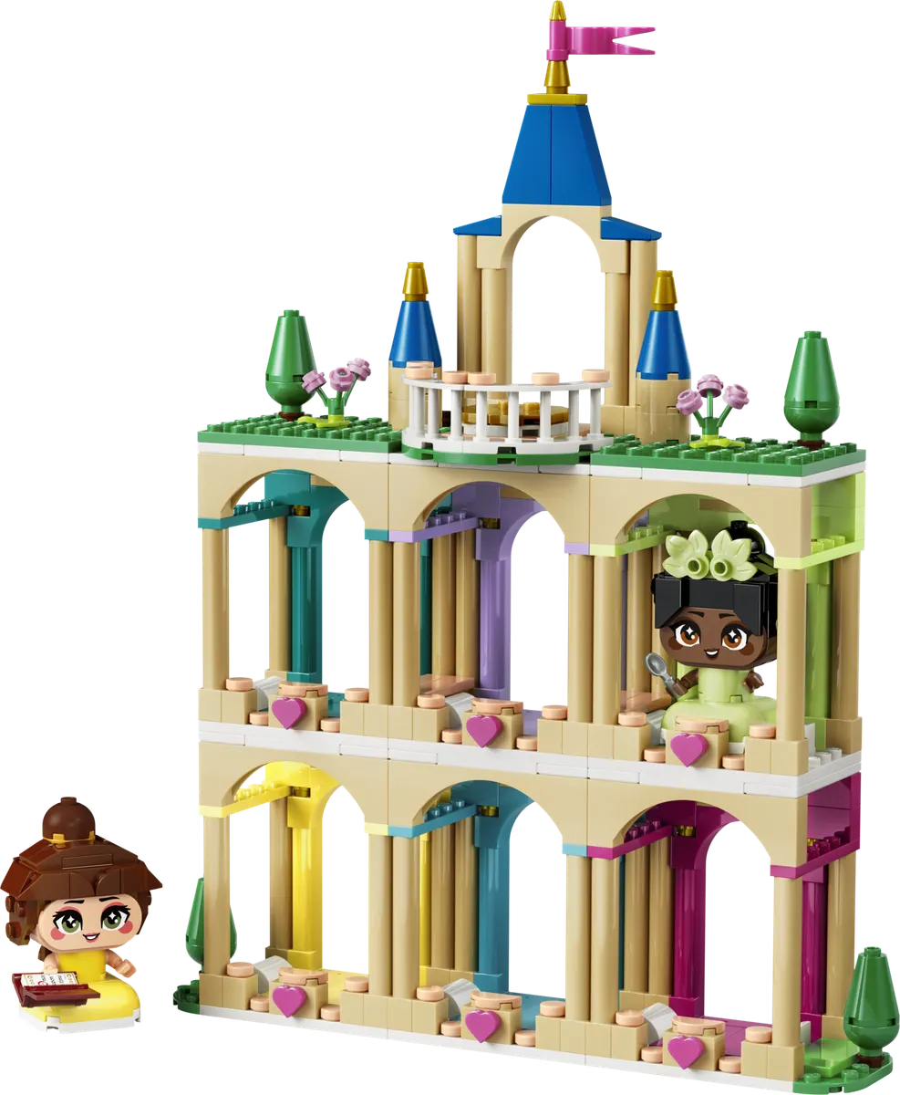 Minimodeller af Belle og Tiana med slot