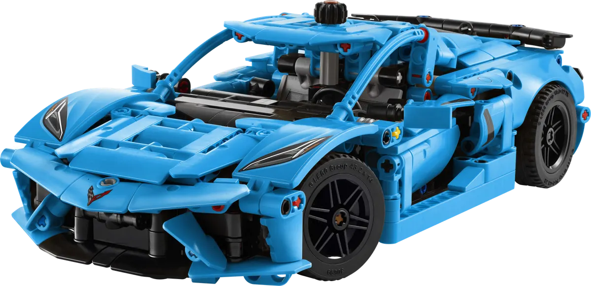 Blå Chevrolet Corvette Stingray