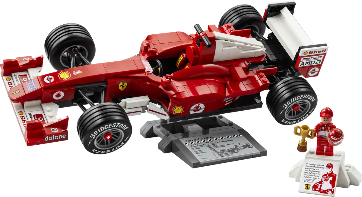 Ferrari F2004 og Michael Schumacher