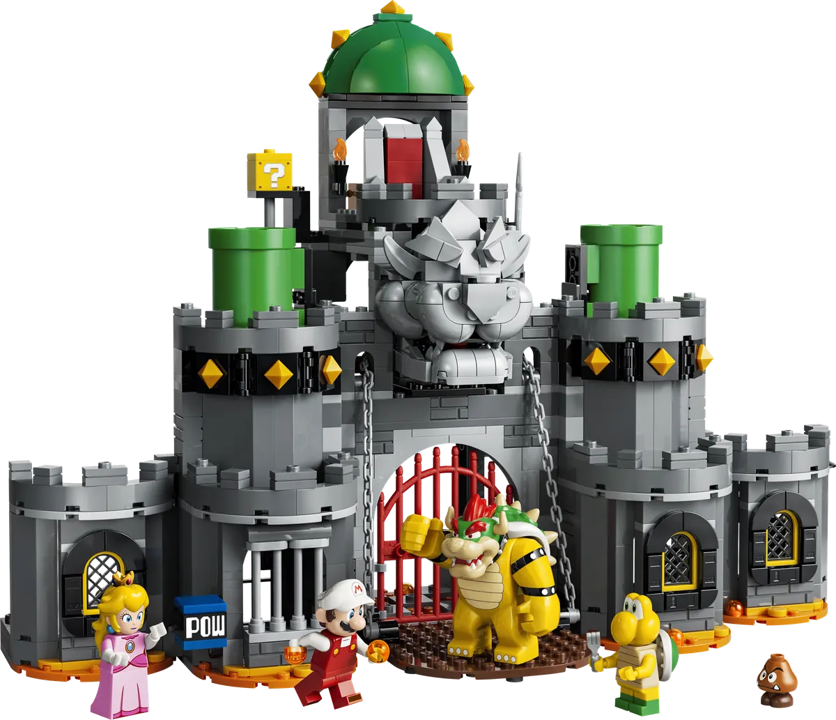Fire Mario og Bowser's Castle