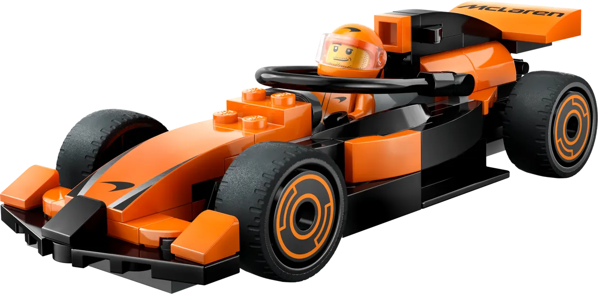 F1-kører med McLaren-racerbil