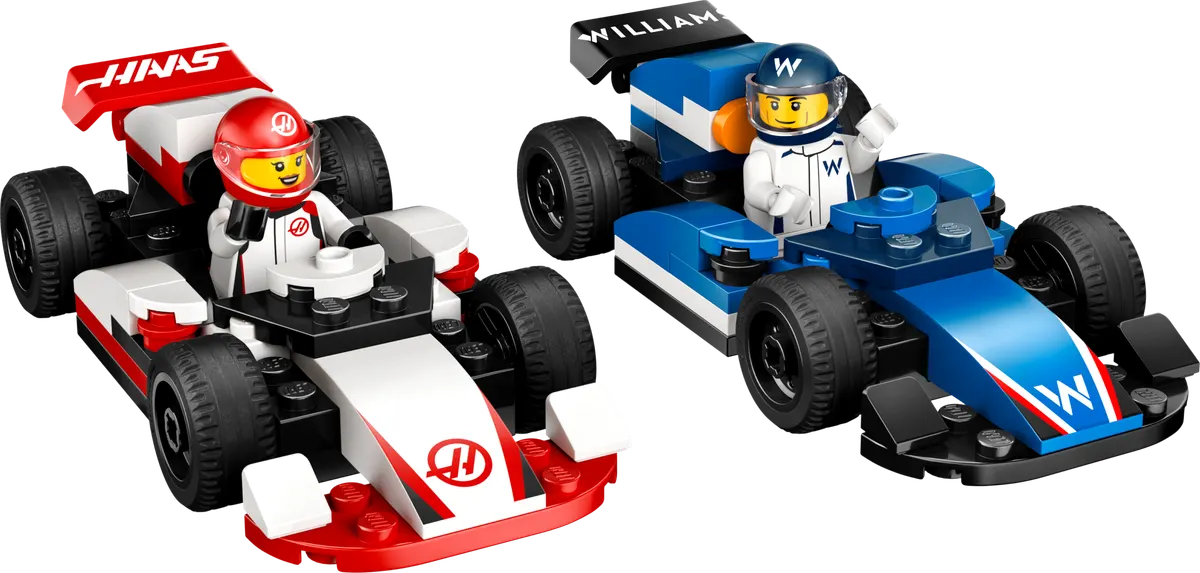 F1 Williams Racing og Haas F1-racerbiler