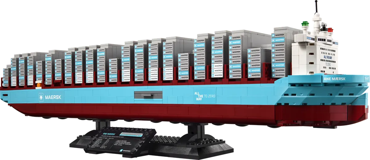 Mærsk-containerskib med dual-fuel-motor