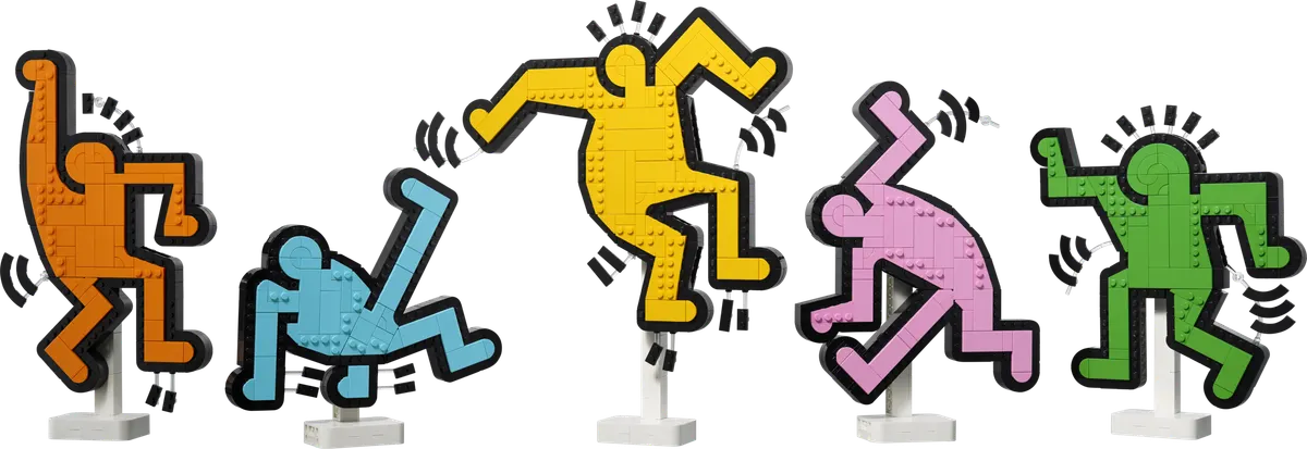 Keith Haring - Dansende figurer