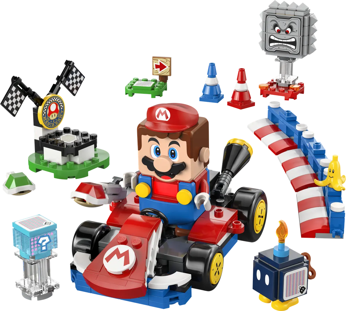Mario Kart - Interaktiv LEGO Mario og Standard Kart