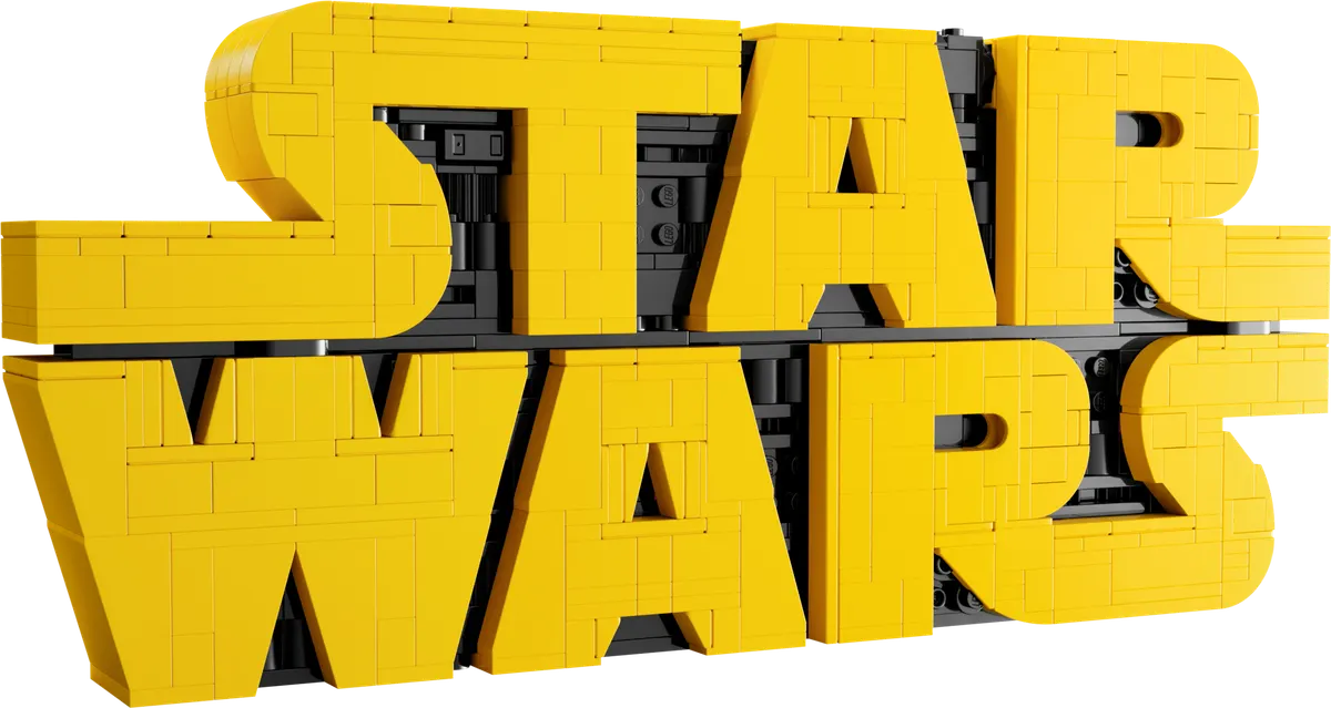 Klodsbygget Star Wars logo
