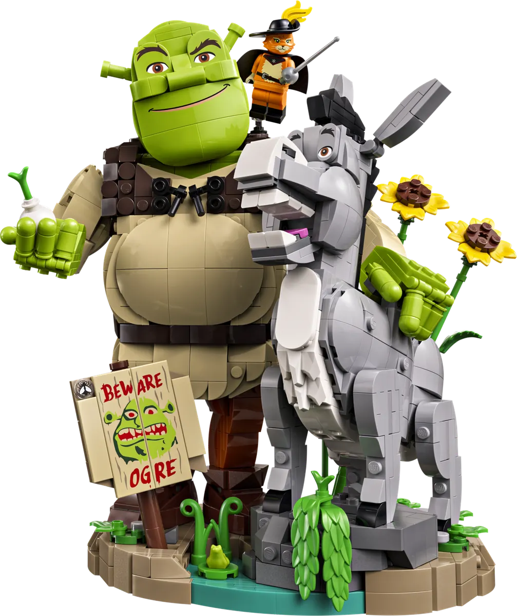 Shrek, Æsel og Den bestøvlede kat