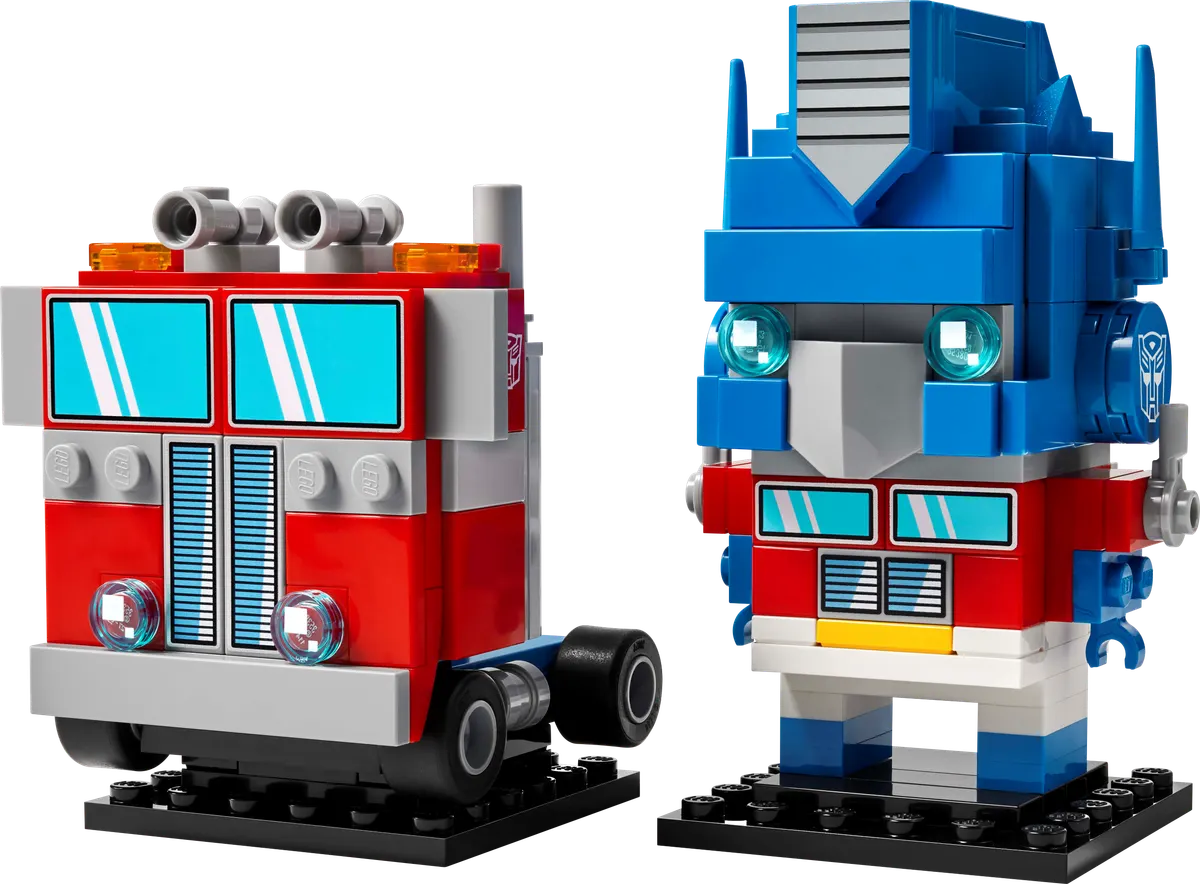 Optimus Prime-robot og køretøj