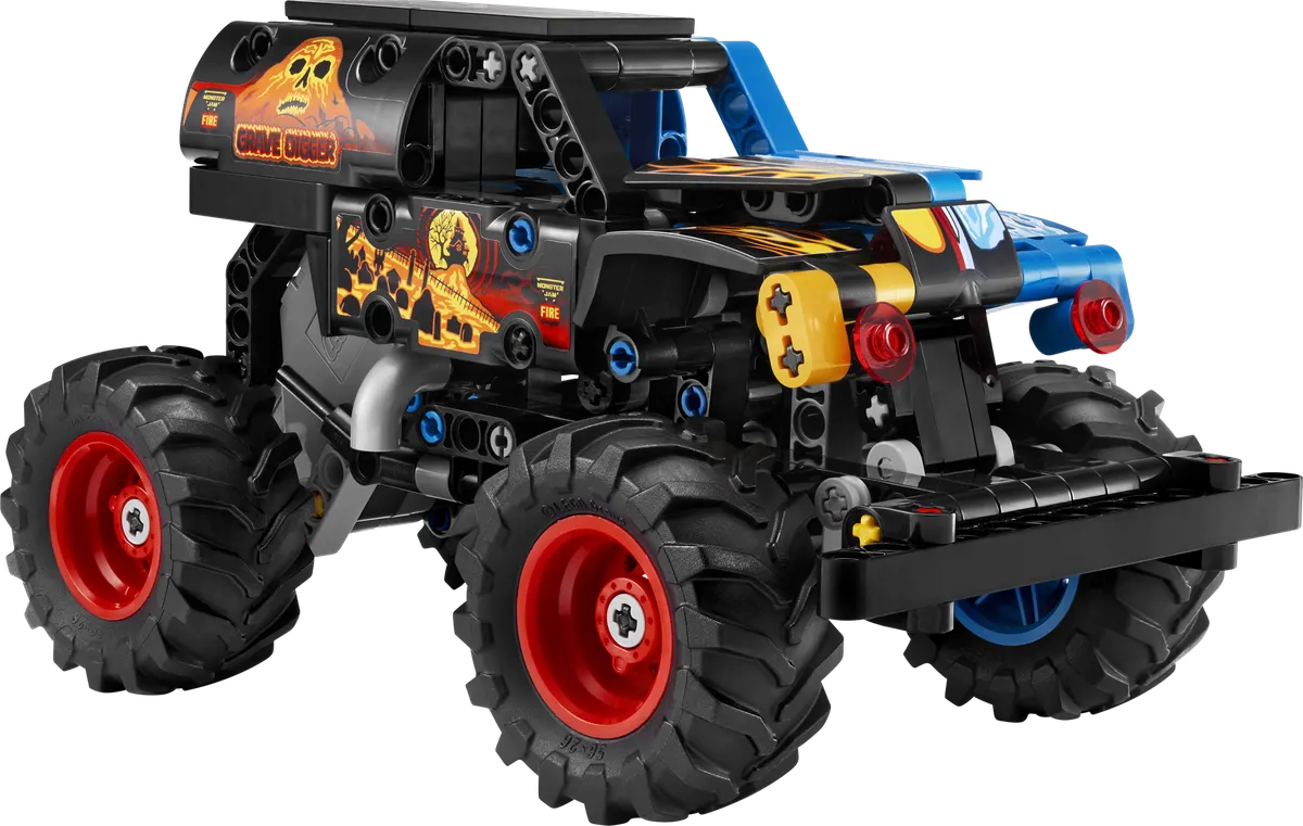 Monster Jam Grave Digger Fire and Ice