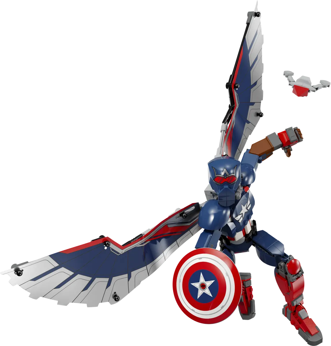 Byg selv-figur af den nye Captain America
