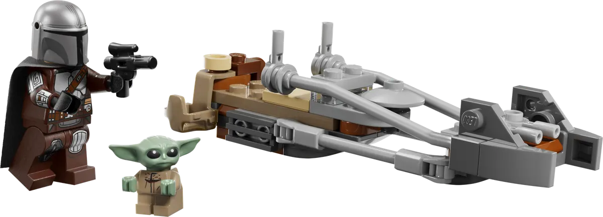 Mandalorianeren og Grogus speederbike