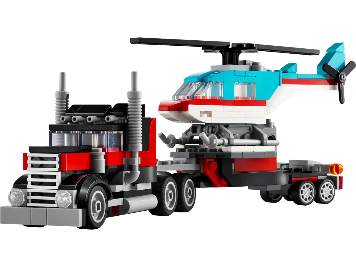 Blokvogn med helikopter