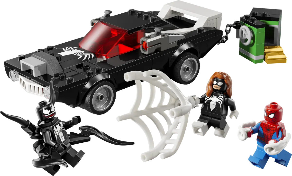 Spider-Man mod Venom-muskelbil