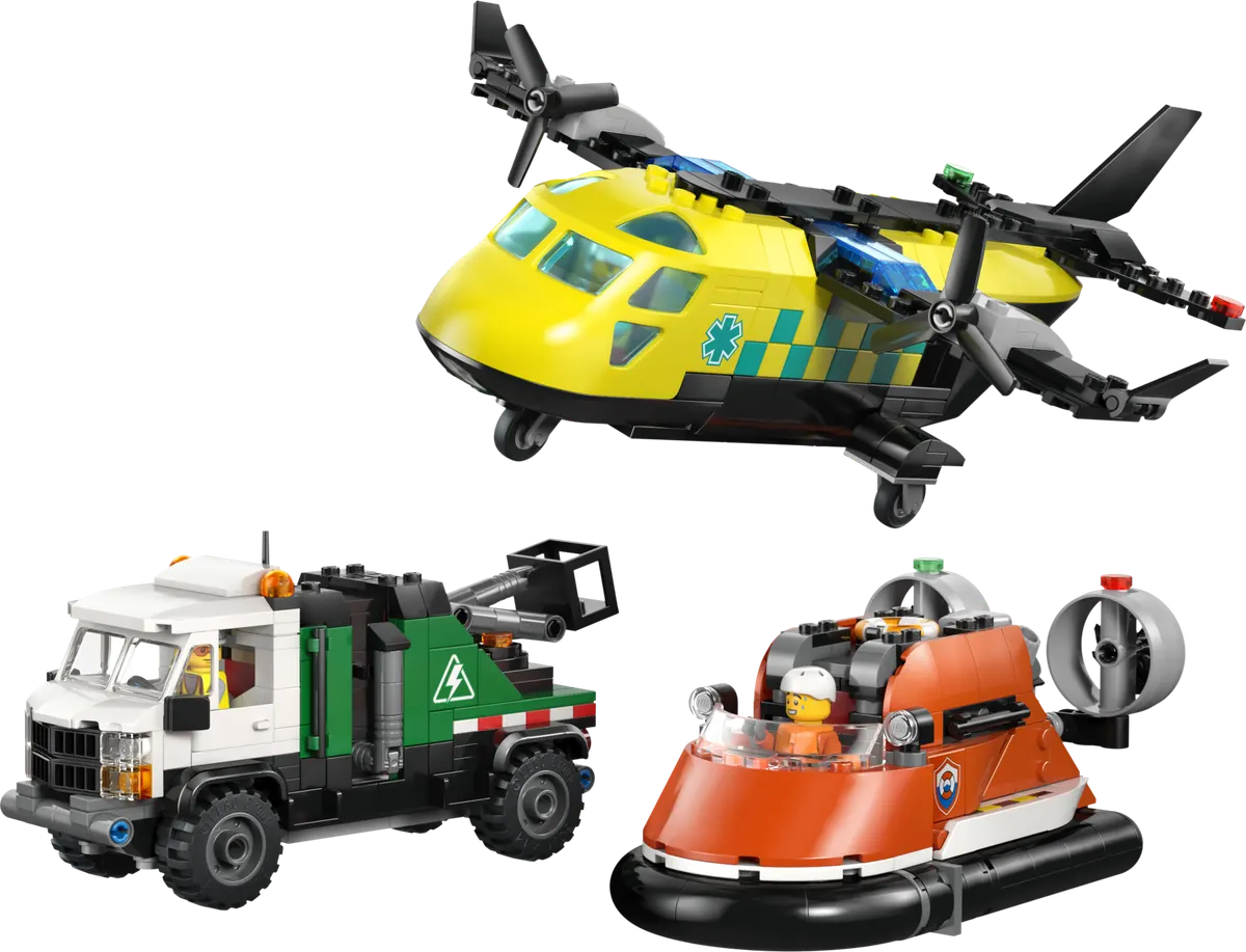 Remix - Fly, servicevogn og luftpudebåd